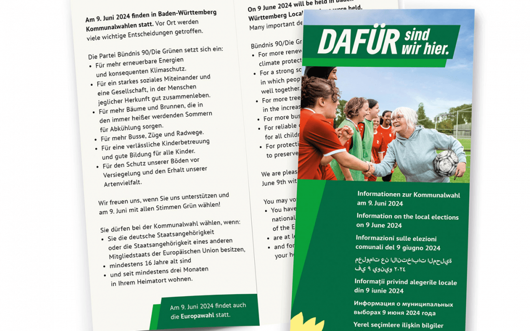 Flyer mehrsprachig