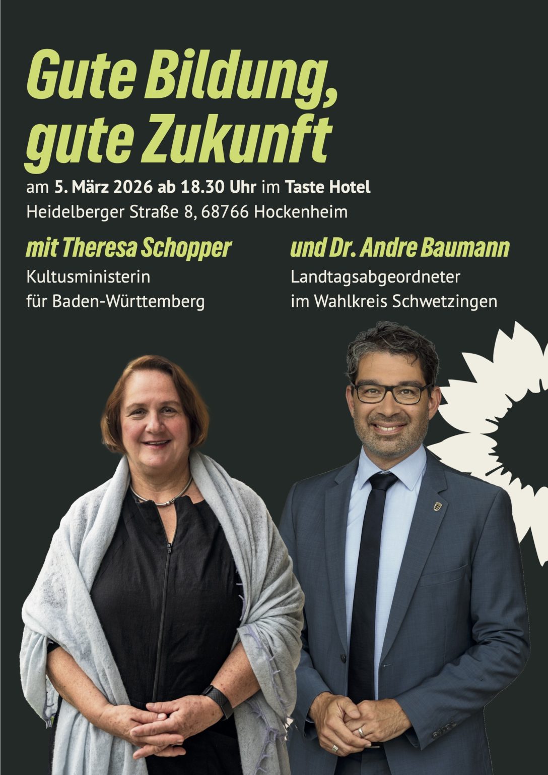 Gute Bildung, gute Zukunft - Vortrag von Theresa Schopper